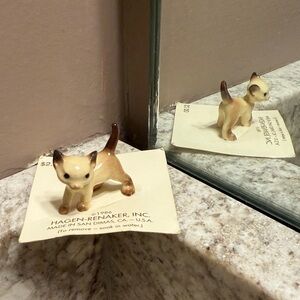 Vintage Hagen-Renaker Siamese Cat Figurine